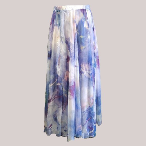 Chicwish Watercolor Floral Maxi Skirt - Picture 2 of 3
